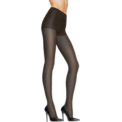 Hanes Silk Reflections Women's Sheerest Support Control Top, Jet, 1 Plus