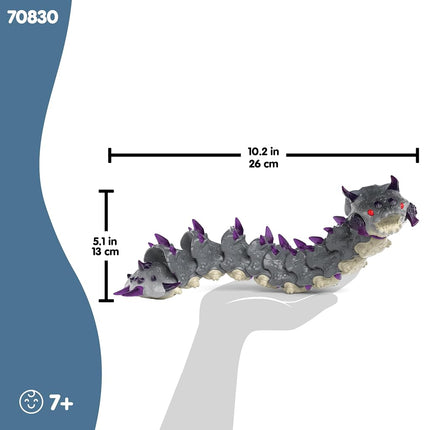 Schleich Eldrador - Shadow Worm Toy Figurine - Kids Ages 7+ | 70830