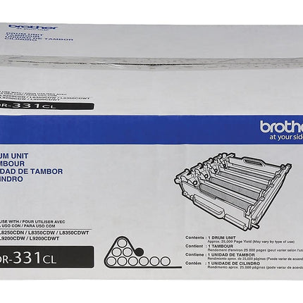 Tambor Brother DR-331CL - tambores de impresora (Láser, Negro, Azul, Brother HL-L8250CDN, HL-L8350CDW, HL-L8350CDWT, HL-L9200CDWT, MFC-L8600CDW, MFC-L8850CDW, MFC-L9550C)