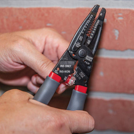 Klein Tools 1019 Klein Kurve Wire Stripper/Crimper/Cutter for B and IDC Connectors, Made in USA, Terminals, More