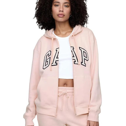 GAP Women's Logo Hoodie Hooded Full Zip Sweatshirt