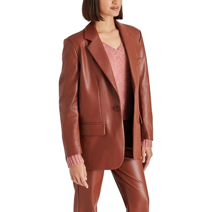 Steve Madden Apparel Women's Imaan Jacket, Cognac, XS