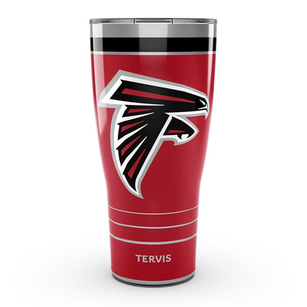 Tervis Traveler NFL Atlanta Falcons - MVP Triple Walled Insulated Tumbler Travel Cup Keeps Drinks Cold & Hot, 30oz, Stainless Steel