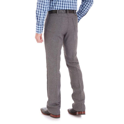 Wrangler Men's Wrancher Dress Jean, Heather Grey, 40W x 30L