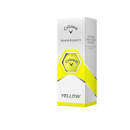 Callaway Golf Supersoft Golf Ball 2023, Yellow