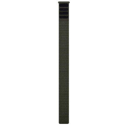 Garmin UltraFit Watch Straps (26mm), Lightweight, suitable for selected f?nix-, epix-, Descent-, D2-, Instinct-, Forerunner- and Tactix series smartwatches, Original accessory, Nylon, Moss
