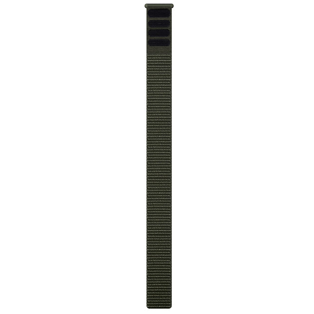 Garmin UltraFit Watch Straps (26mm), Lightweight, suitable for selected f?nix-, epix-, Descent-, D2-, Instinct-, Forerunner- and Tactix series smartwatches, Original accessory, Nylon, Moss