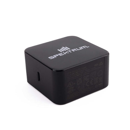 Spektrum Accessories Fuente de Alimentación GaN USB-C de 65W, SPMX-1027