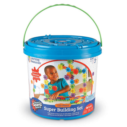 Learning Resources Gears! Gears! Gears! Super Building Set, Gears & Construction Toy, STEM Toys, Gears for Kids