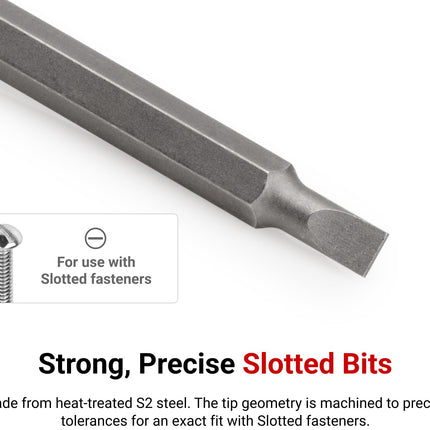 TEKTON 3/8 Inch Drive x 3/16 Inch Long Slotted Bit Socket | SHB10401