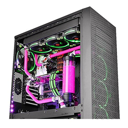 Thermaltake Pacific G1/4 PETG Tube 90-Degree Compression 16 mm OD Fitting - Black
