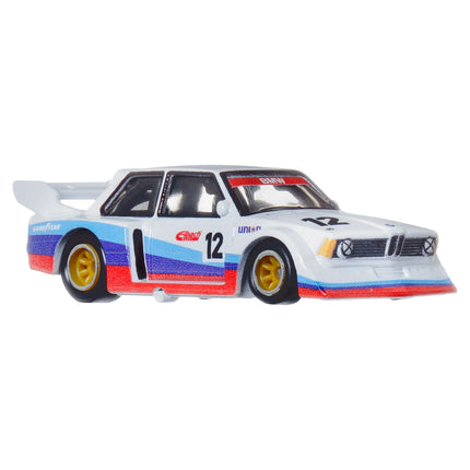 Hot Wheels Premium BMW 320, Car Culture 2-Pack of 1:64 Scale Vehicles, Unique Pairings, Real Riders Tires, Metal/Metal Chassis, Toy for Collectors, HKF55