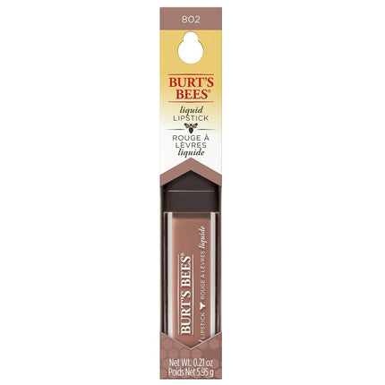 Burt's Bees Moisturising Full Coverage Liquid Lipstick, 5.95 g, Niagara Nude