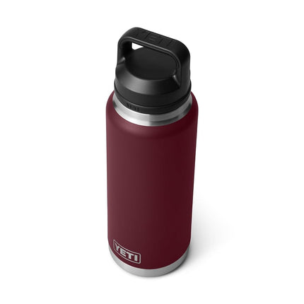 YETI Rambler 36 oz Bottle, Vacuum Insulated, Stainless Steel with Chug Cap, Wild Vine Red