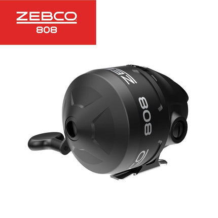 Zebco 808 Spincast Fishing Reel, Powerful All Metal Gears, Quickset Anti-Reverse and Bite Alert, Pre-spooled with 20-Pound Zebco Fishing Line, Clam Pack, Black