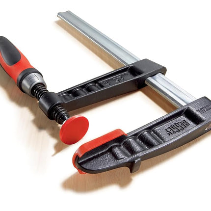 Bessey TG4.524+2K Clamp, Woodworking, F-Style, 2K Handle, Replaceable Pads, 4.5 in. x 24 in., 1000 lb