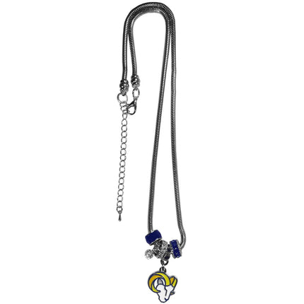 Siskiyou Sports NFL St. Louis Rams Euro Bead Necklace, 18-Inch