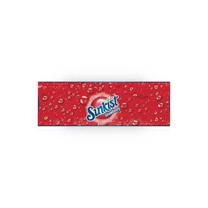Sunkist Singles-To-Go Drink Mix, Strawberry, Non-Carbonated, Low-Calorie, Zero Sugar, 6 CT in each box (Pack of 6)