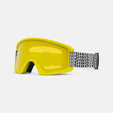 Gafas de esquí Giro Semi - Gafas de snowboard para hombres, mujeres y jóvenes - Correa amarilla constante con lentes verde loden/amarillo