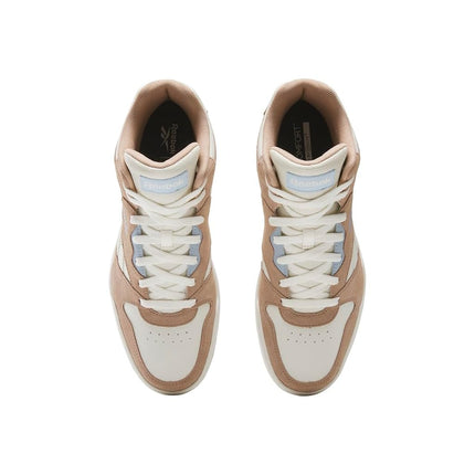 Reebok Unisex-Adult Royal Bb4500 Hi2 Sneaker, Vintage Chalk/Earth/Y2k Blue, 7 Women/5.5 Men