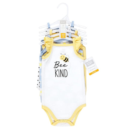 Hudson Baby Bodysuits sans manches en coton unisexe pour bébé, Bee Kind, 0-3 Mois