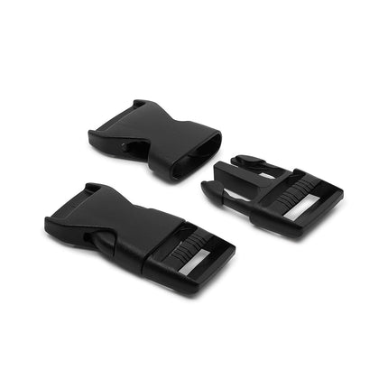 Dritz Contoured Parachute Buckle for 1-Inch Strap, Black, 2.54 cm