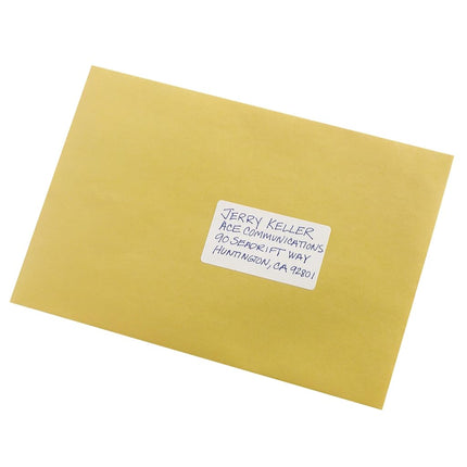 Avery All-Purpose Labels, 1.5 x 2.75 Inches, White, Pack of 76 (6117)