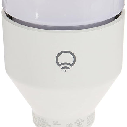 LIFX Color, A19 1100 lumens, Ampoule LED intelligente Wi-Fi, Milliards de couleurs et de blancs, Aucun pont requis, Compatible avec Alexa, Hey Google, HomeKit et Siri