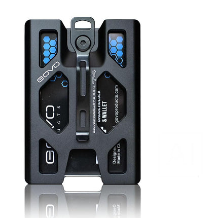 GOVO Badge Holder/Wallet_Metal Durable ID Card Hol