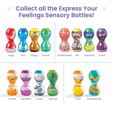 hand2mind Express Your Feelings Sensory Bottles- Secondary Emotions II