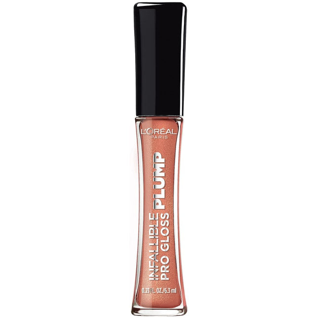 L’Oréal Paris Infallible Pro-Gloss Lip Plumper with Hyaluronic Acid, Lucid Glow 609, 0.21 fl. oz.