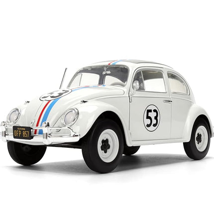 Jada Herbie The Love Bug Volkswagen Beetle Hollywood Rides 1:24 Die-Cast Vehicle with Tire Rack Toys
