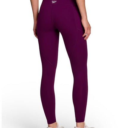Reebok Odyssey Highrise 7/8 Leggings for Women, 25-Inch Inseam, Pickled Beet, Large