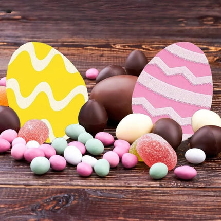 Easter Mini Egg Cutouts 50Ct - Party Decor - 50 Pieces