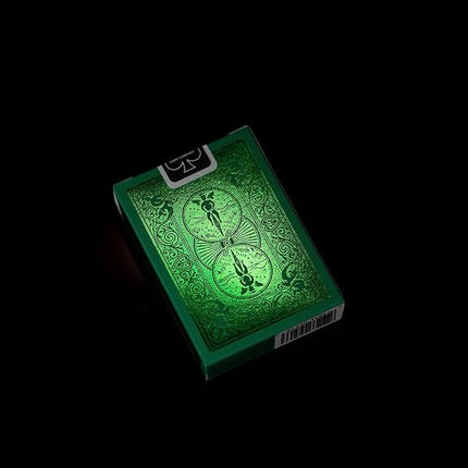 Bicycle Metalluxe Green Playing Cards - Premium Metal Foil Finish - Poker Size