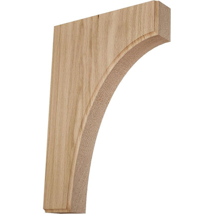 Ekena BKTW02X08X12CVRO 1 3/4" W x 8" D x 12" H Clarksville Bracket, Red Oak
