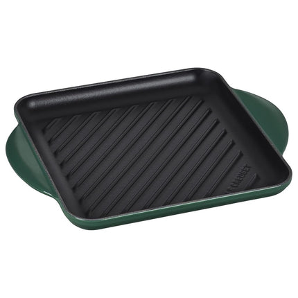 Le Creuset Enameled Cast Iron Square Grill, 9.5", Licorice