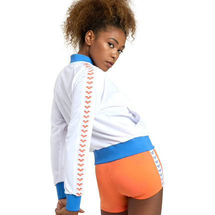 ARENA Women's Icons Relax Iv Team Jacket, White/Roy/White/Nespola, XL