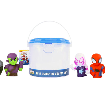 Marvel Spidey & Friends - 5 Piece Bath Squirter Bu