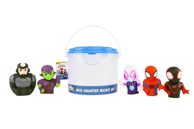 Marvel Spidey & Friends - 5 Piece Bath Squirter Bu