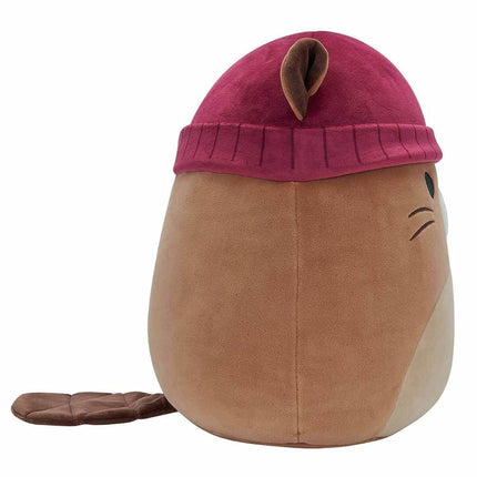 Jazwares Squishmallows 7.5" Chip The Beaver with Hat Plush Toy