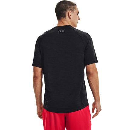 Under Armour Men's Tech 2.0 V-neck Short-sleeve T-shirt Short Sleeve, Black (001 Graphite, 3XL Tall UK