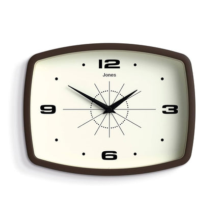 JONES CLOCKS® Movie wall clock | Rectangular retro