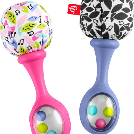 Fisher-Price Rattle ‘n Rock Maracas Set Baby Toys, Ages 3+ Months