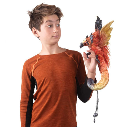 Folkmanis Phoenix Finger Puppet with Wrist