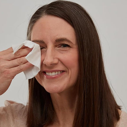 Eye Doctor Eyelid Wipes, 40 Sterile Eye Wipes for Dry Sensitive Eyes, Large