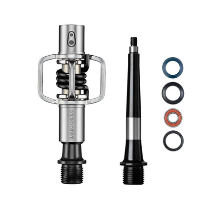 Crankbrothers Eggbeater-1 Pedals, Silver with Black Spring