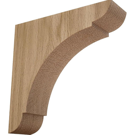 Ekena BKTW01X06X06OLRO 1 3/4-Inch Width x 6-Inch Depth x 6-Inch Height Small Olympic Wood Bracket - Red Oak
