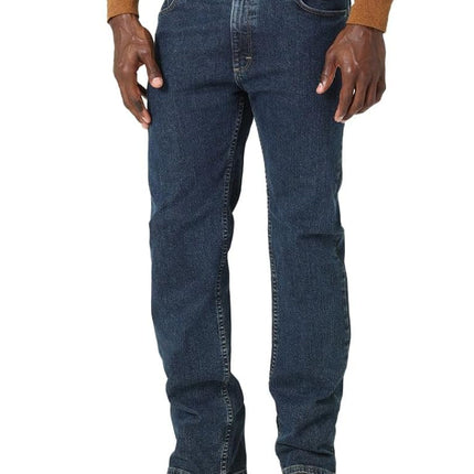 Wrangler Authentics Men's Regular Fit Comfort Flex Waist Jean, Leon, 40W x 29L Blue