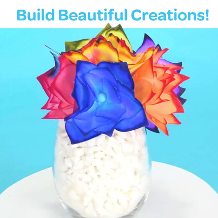 Crayola Kit de ciencia de flores de papel, flores que cambian de color, regalo para niños de 7, 8, 9, 10 años